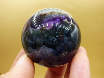 Fluorit Regenbogen Edelstein Kugel Deko Sphere Massage Kristall Spielkugel Meditation Heilstein Frau Mann Geschenk Er Sie Haus Energie Traum - Art of Nature Berlin