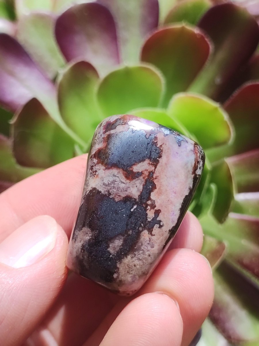 Gel Sugilith - Sammler Deko Heilstein lila Handschmeichler Rarität Meditation Energie Edelstein Kristall Investition Wertanlage Natur Unikat - Art of Nature Berlin