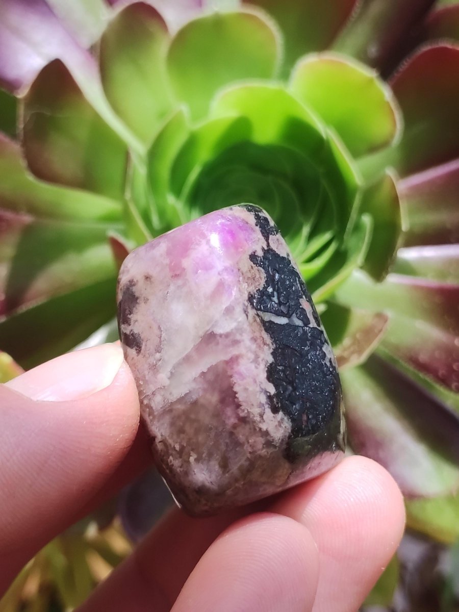 Gel Sugilith - Sammler Deko Heilstein lila Handschmeichler Rarität Meditation Energie Edelstein Kristall Investition Wertanlage Natur Unikat - Art of Nature Berlin