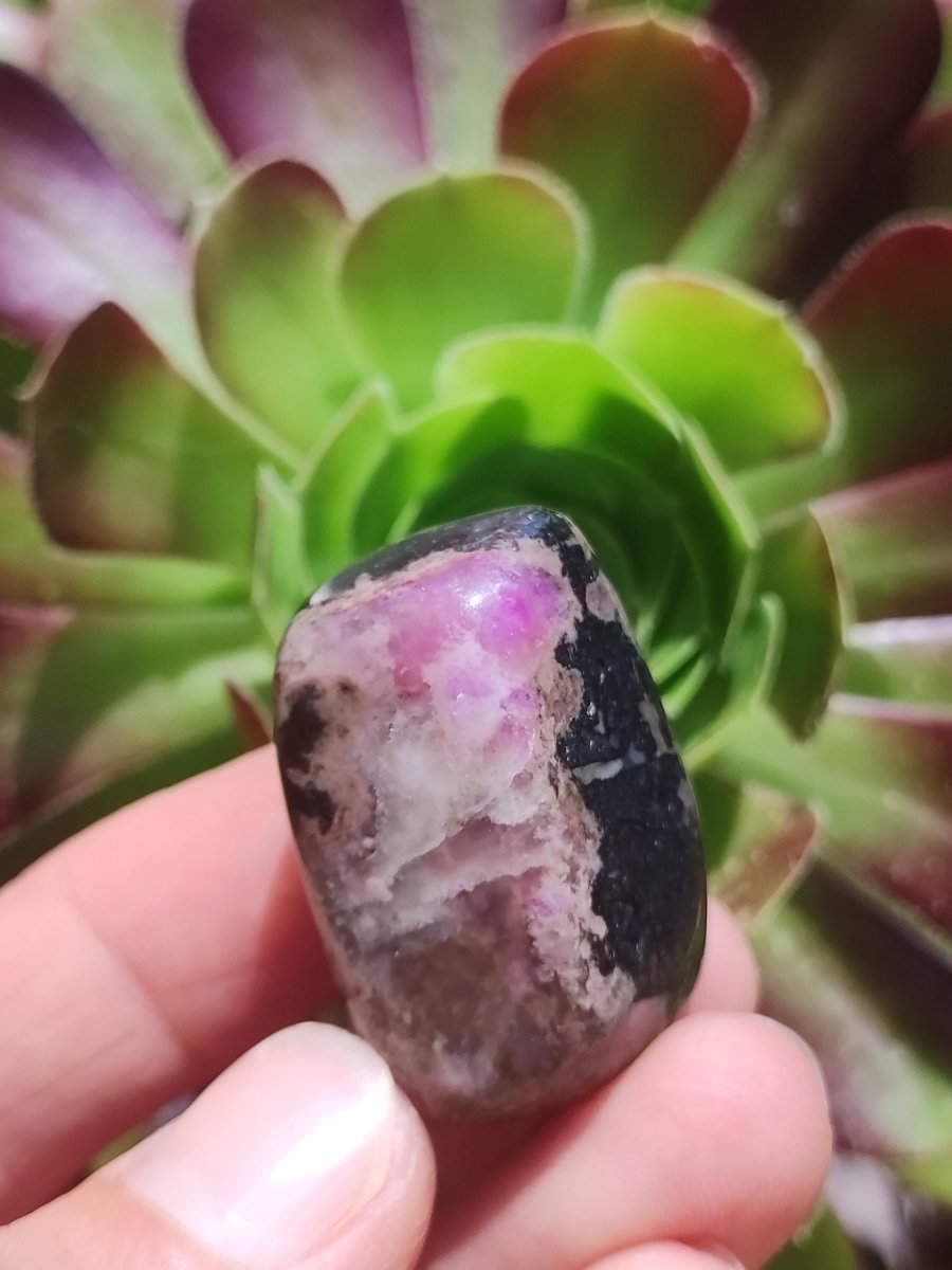 Gel Sugilith - Sammler Deko Heilstein lila Handschmeichler Rarität Meditation Energie Edelstein Kristall Investition Wertanlage Natur Unikat - Art of Nature Berlin