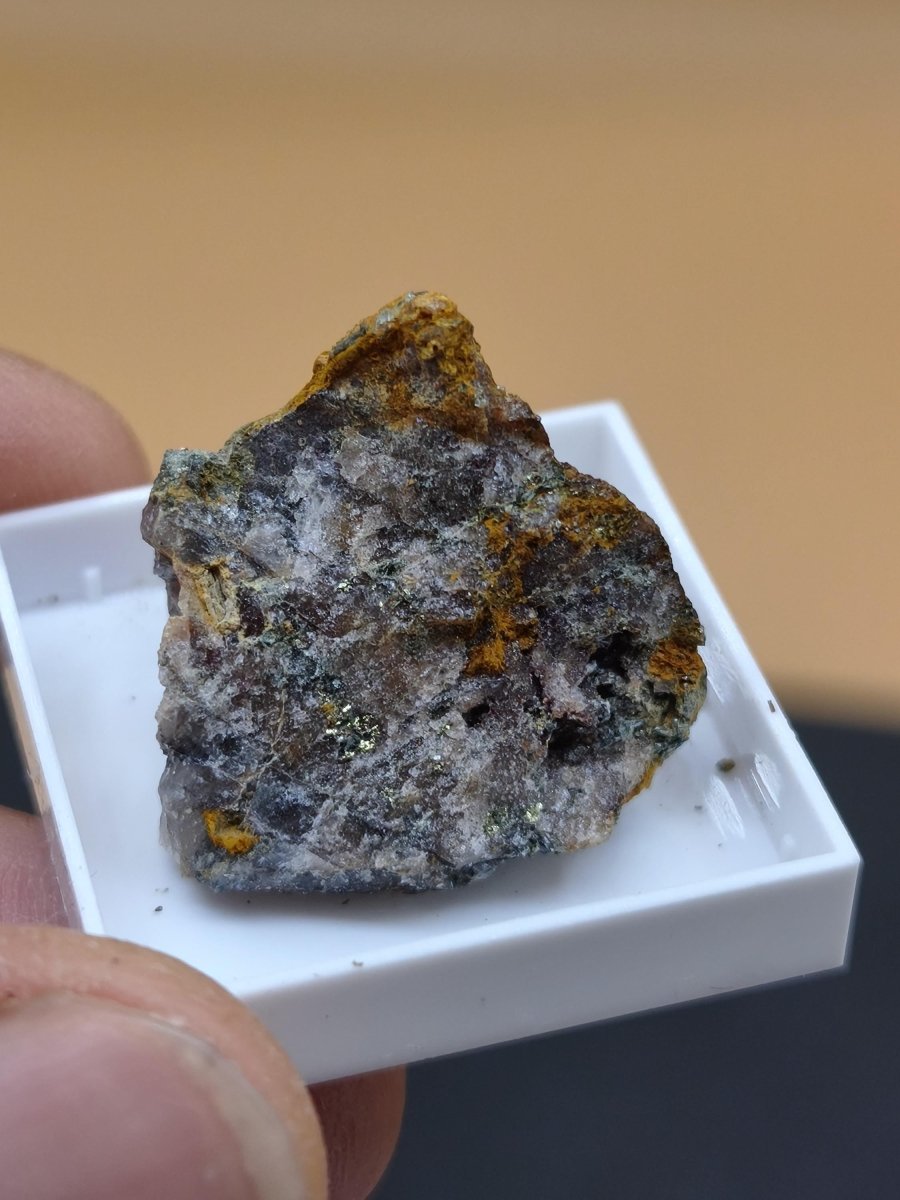 Gladit & Aikinit – seltene Sulfosalz-Mineralstufe aus Gladhammar, Schweden Kristall Sammler Stufe Heilstein Edelstein Mineral Selten Unikat - Art of Nature Berlin