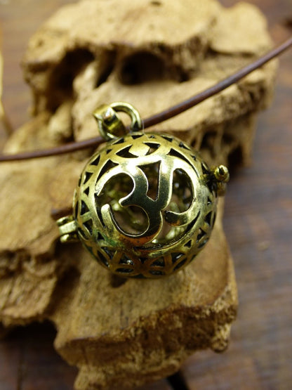 GOA Tibet OM ॐ Anhänger Kette Bronze ~HIPPIE ~Goa ~Boho ~Tibet ~Ethno ~Nature - Art of Nature Berlin