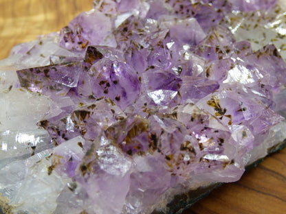 große Amethyst - Cacoxenite roh Stufe ~ Magische Edelstein Deko Crystal Meditation ~HIPPIE ~GOA~Boho~Ethno~Heilstein - Art of Nature Berlin