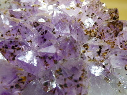 große Amethyst - Cacoxenite roh Stufe ~ Magische Edelstein Deko Crystal Meditation ~HIPPIE ~GOA~Boho~Ethno~Heilstein - Art of Nature Berlin