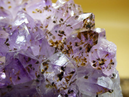 große Amethyst - Cacoxenite roh Stufe ~ Magische Edelstein Deko Crystal Meditation ~HIPPIE ~GOA~Boho~Ethno~Heilstein - Art of Nature Berlin