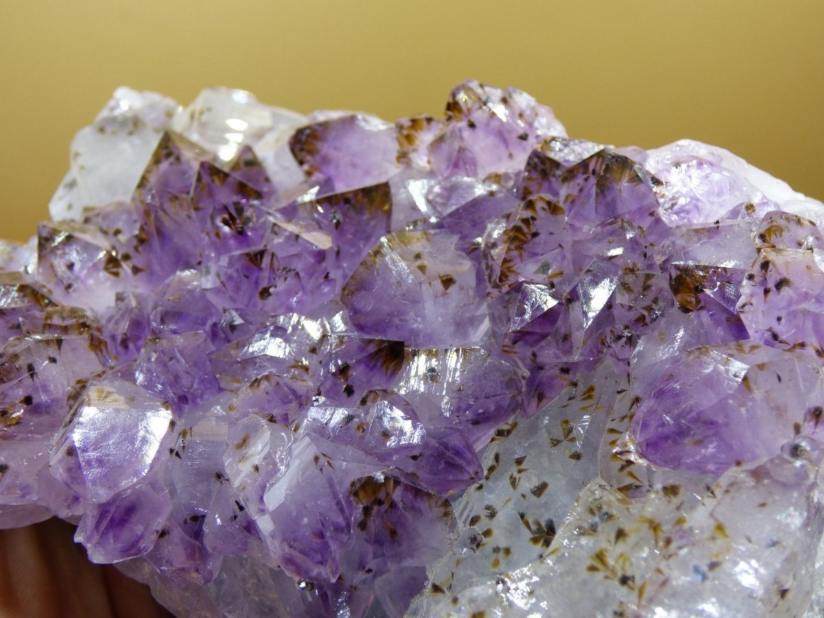 große Amethyst - Cacoxenite roh Stufe ~ Magische Edelstein Deko Crystal Meditation ~HIPPIE ~GOA~Boho~Ethno~Heilstein - Art of Nature Berlin