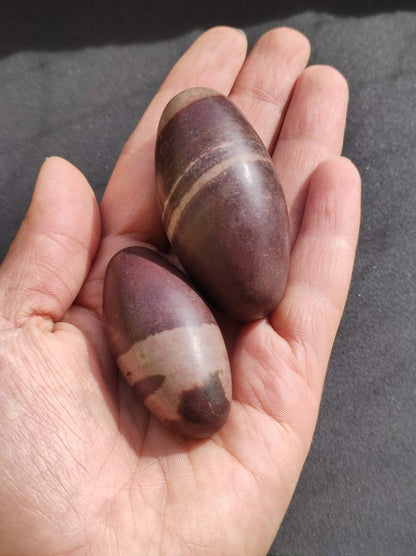 großes Shiva Lingam Paar ~ Edelstein Handschmeichler Meditation ~HIPPIE ~GOA ~Boho ~Tibet Ethno Nature Heilstein - Art of Nature Berlin