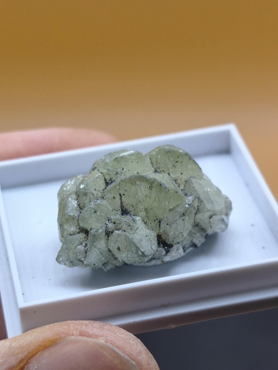 Grüner Diopsid Rohkristall aus Tansania – Natürliche Mineralkristalle – 6 Unikate zur Wahl roh Mineralien Kristalle Stufe Geschenk - Art of Nature Berlin