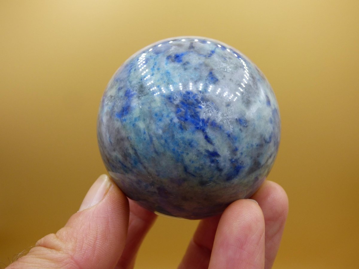 Hackmanit AAA *Rarität Edelstein Kugel Deko Sphere Kristall Haus Wohnen Meditation Heilstein Frau Mann Geschenk Er Sie Energie Kraft Sammler - Art of Nature Berlin