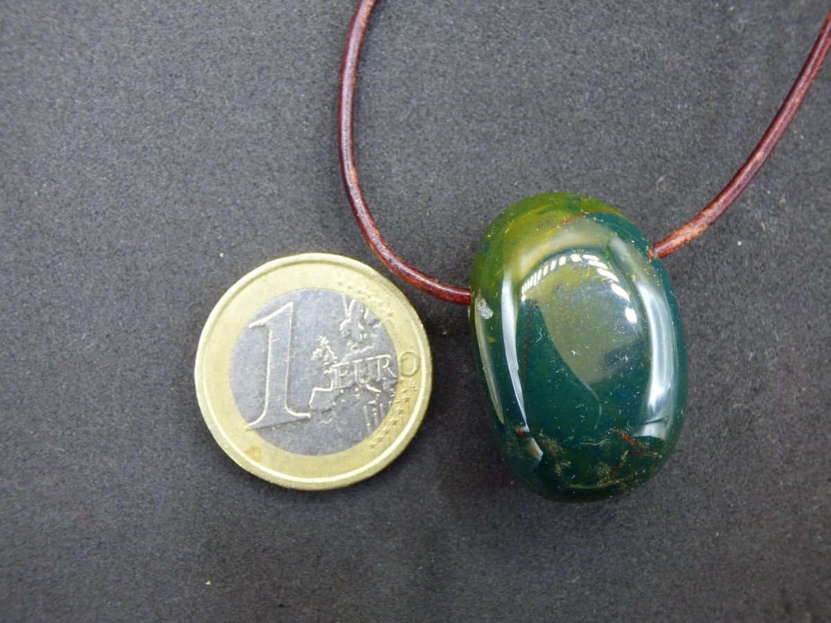 Heliotrop ~ Edelstein Kette grün Heilstein Schutzsymbol Mann Frau Er Sie Kind Glück HIPPIE GOA Boho Tibet Ethno Natur Rarität Geschenk - Art of Nature Berlin