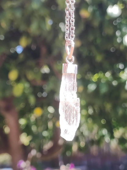 Hiddenit AAA *Rarität* ~ 925 Sterling Silber ~ Edelstein Kette ~HIPPIE ~GOA ~Boho ~Ethno ~Nature ~Heilstein - Art of Nature Berlin