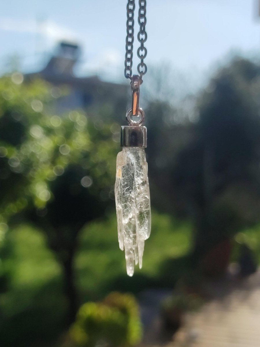 Hiddenit AAA *Rarität* ~ 925 Sterling Silber ~ Edelstein Kette ~HIPPIE ~GOA ~Boho ~Ethno ~Nature ~Heilstein - Art of Nature Berlin