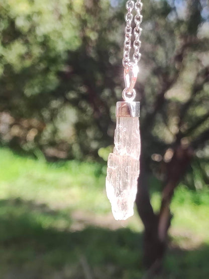Hiddenit AAA *Rarität* ~ 925 Sterling Silber ~ Edelstein Kette ~HIPPIE ~GOA ~Boho ~Ethno ~Nature ~Heilstein - Art of Nature Berlin