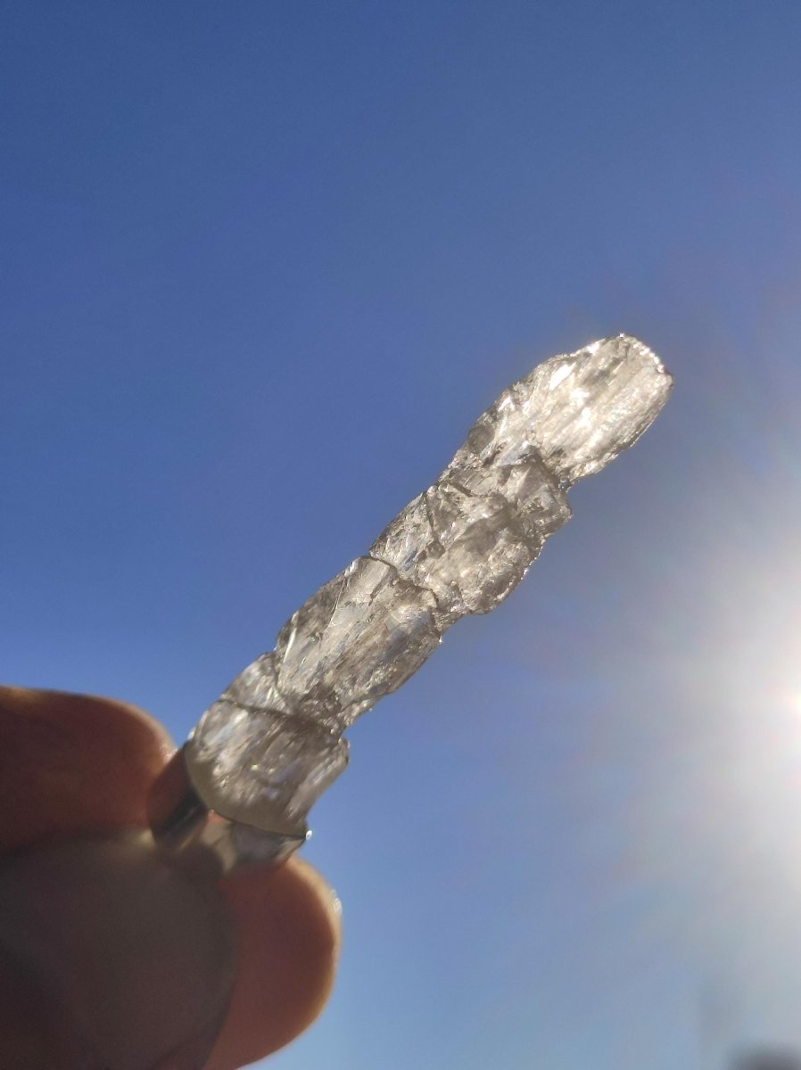 Hiddenit AAA *Rarität* ~ 925 Sterling Silber ~ Edelstein Kette ~HIPPIE ~GOA ~Boho ~Ethno ~Nature ~Heilstein - Art of Nature Berlin