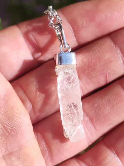 Hiddenit AAA *Rarität* ~ 925 Sterling Silber ~ Edelstein Kette ~HIPPIE ~GOA ~Boho ~Ethno ~Nature ~Heilstein - Art of Nature Berlin