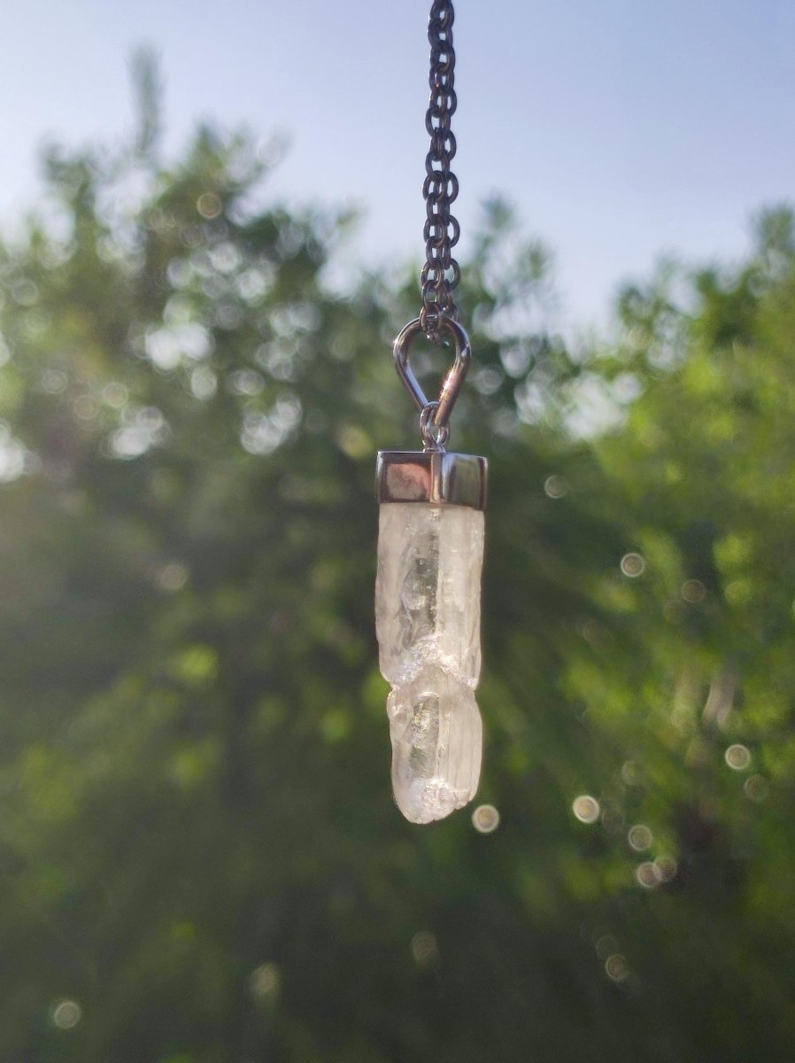 Hiddenit AAA *Rarität* ~ 925 Sterling Silber ~ Edelstein Kette ~HIPPIE ~GOA ~Boho ~Ethno ~Nature ~Heilstein - Art of Nature Berlin