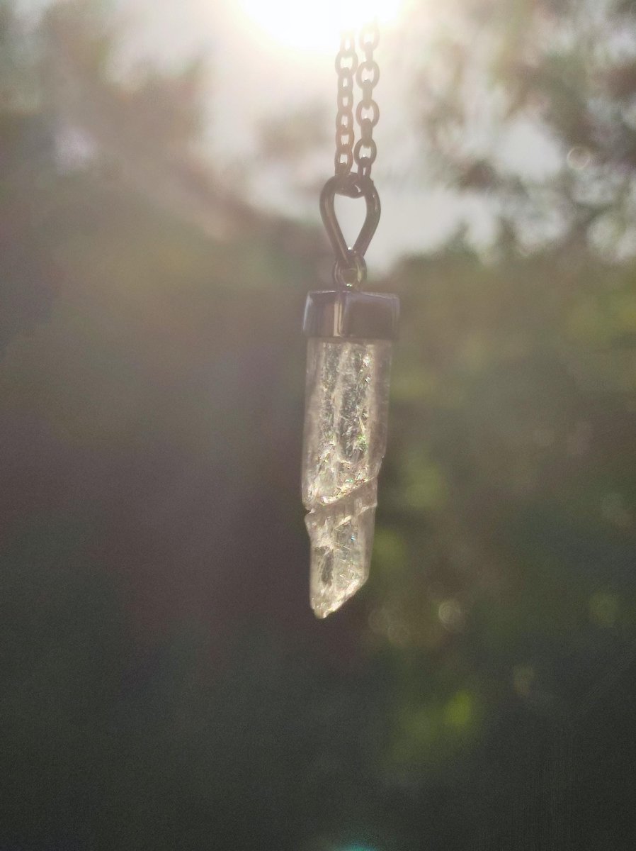 Hiddenit AAA *Rarität* ~ 925 Sterling Silber ~ Edelstein Kette ~HIPPIE ~GOA ~Boho ~Ethno ~Nature ~Heilstein - Art of Nature Berlin