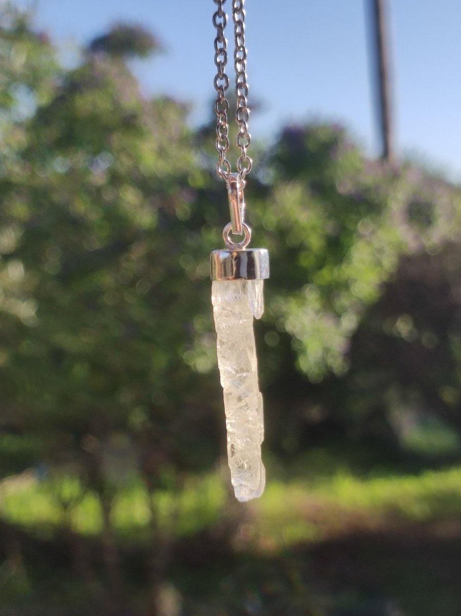 Hiddenit AAA *Rarität* ~ 925 Sterling Silber ~ Edelstein Kette ~HIPPIE ~GOA ~Boho ~Ethno ~Nature ~Heilstein - Art of Nature Berlin