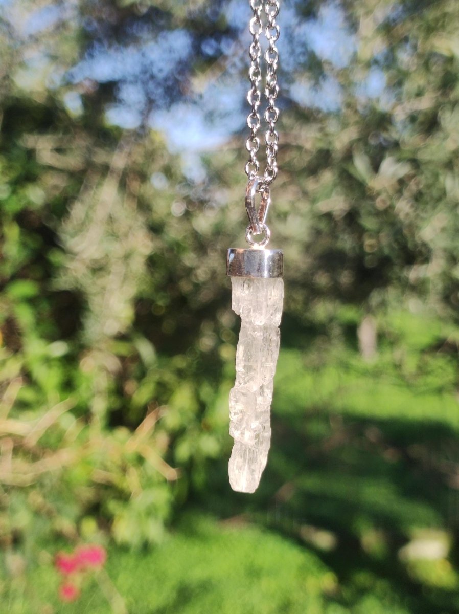 Hiddenit AAA *Rarität* ~ 925 Sterling Silber ~ Edelstein Kette ~HIPPIE ~GOA ~Boho ~Ethno ~Nature ~Heilstein - Art of Nature Berlin