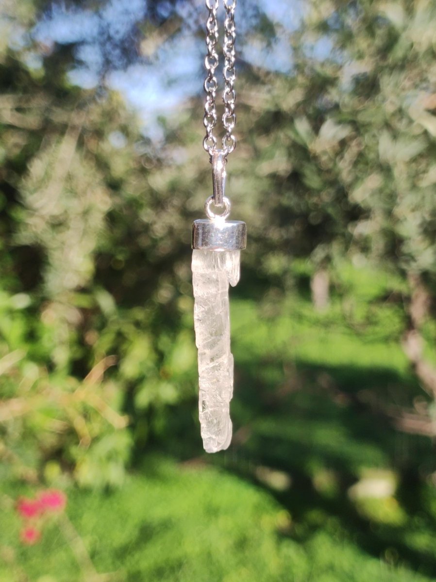 Hiddenit AAA *Rarität* ~ 925 Sterling Silber ~ Edelstein Kette ~HIPPIE ~GOA ~Boho ~Ethno ~Nature ~Heilstein - Art of Nature Berlin