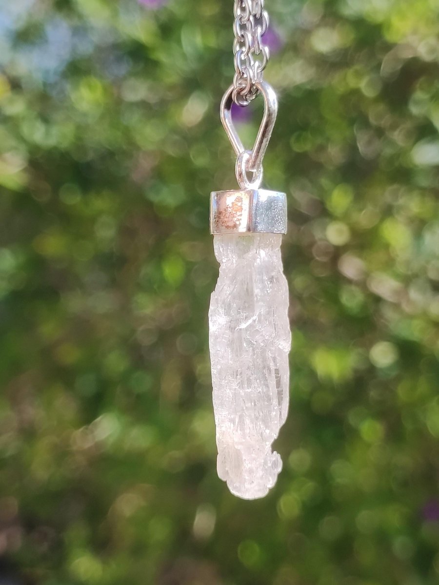 Hiddenit AAA *Rarität* ~ 925 Sterling Silber ~ Edelstein Kette ~HIPPIE ~GOA ~Boho ~Ethno ~Nature ~Heilstein - Art of Nature Berlin