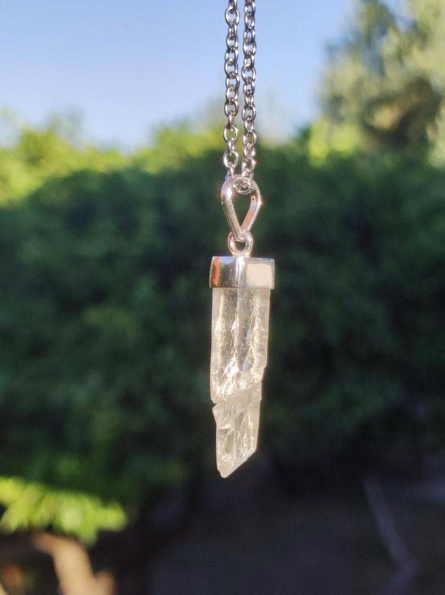 Hiddenit AAA *Rarität* ~ 925 Sterling Silber ~ Edelstein Kette ~HIPPIE ~GOA ~Boho ~Ethno ~Nature ~Heilstein - Art of Nature Berlin