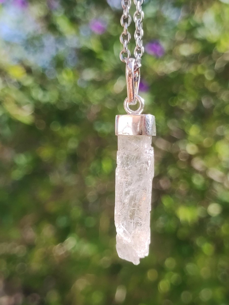 Hiddenit AAA *Rarität* ~ 925 Sterling Silber ~ Edelstein Kette ~HIPPIE ~GOA ~Boho ~Ethno ~Nature ~Heilstein - Art of Nature Berlin