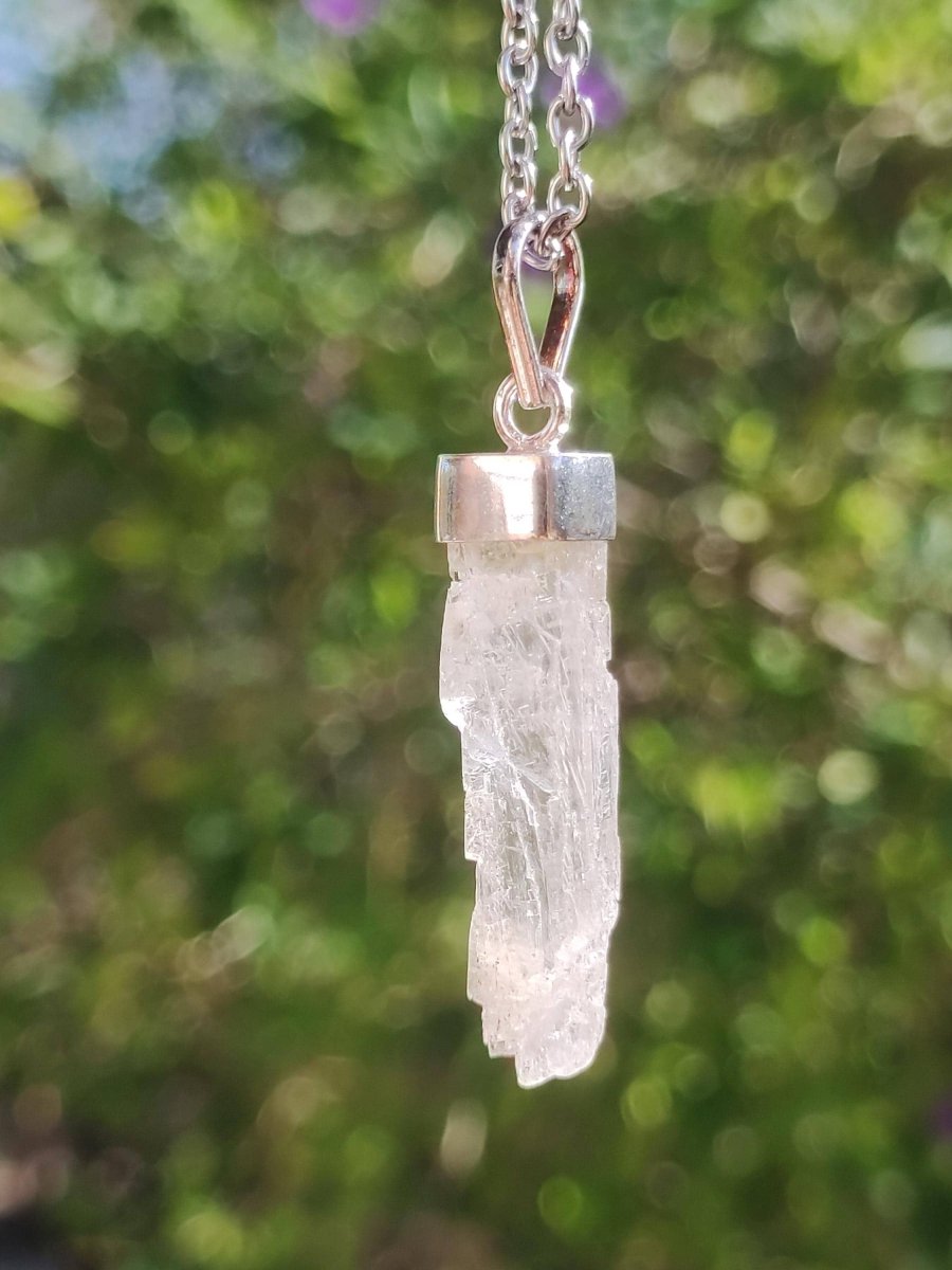 Hiddenit AAA *Rarität* ~ 925 Sterling Silber ~ Edelstein Kette ~HIPPIE ~GOA ~Boho ~Ethno ~Nature ~Heilstein - Art of Nature Berlin