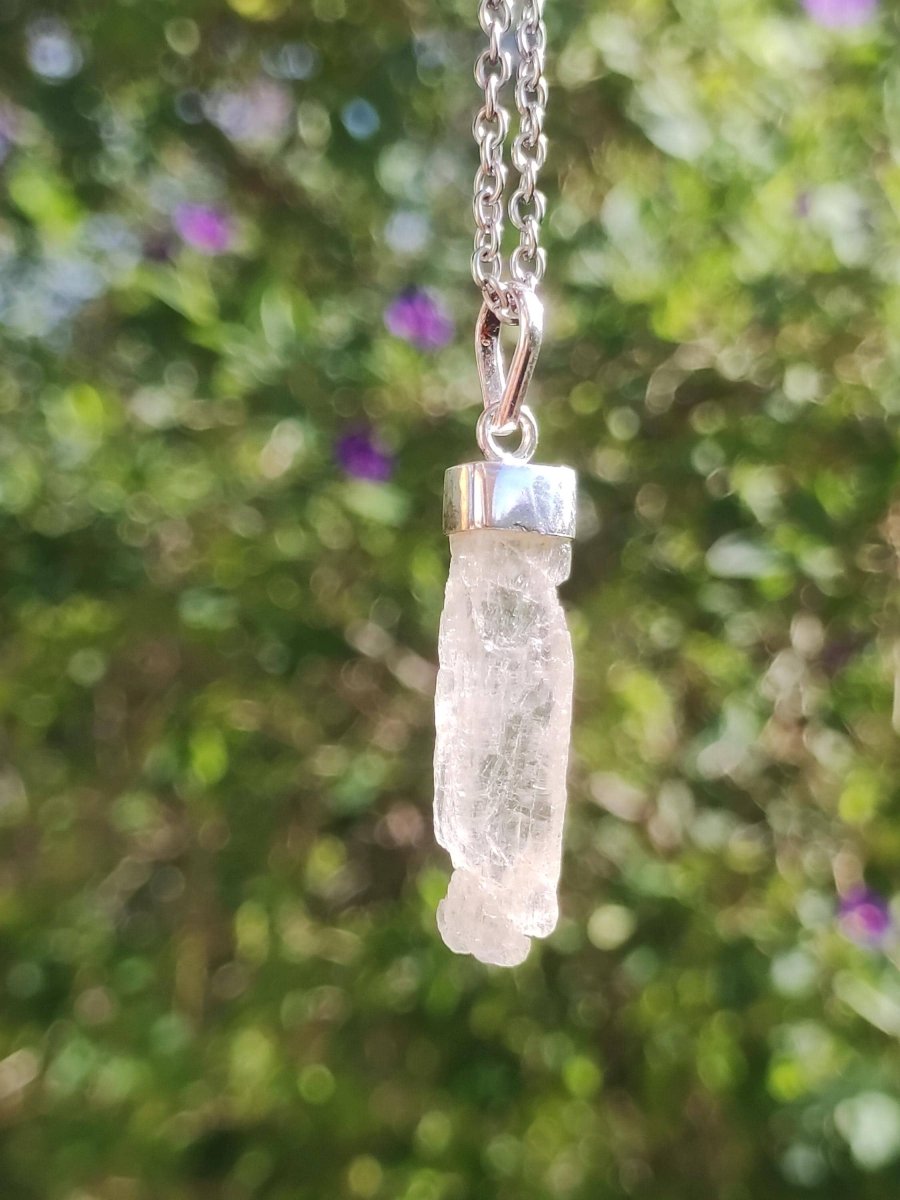 Hiddenit AAA *Rarität* ~ 925 Sterling Silber ~ Edelstein Kette ~HIPPIE ~GOA ~Boho ~Ethno ~Nature ~Heilstein - Art of Nature Berlin