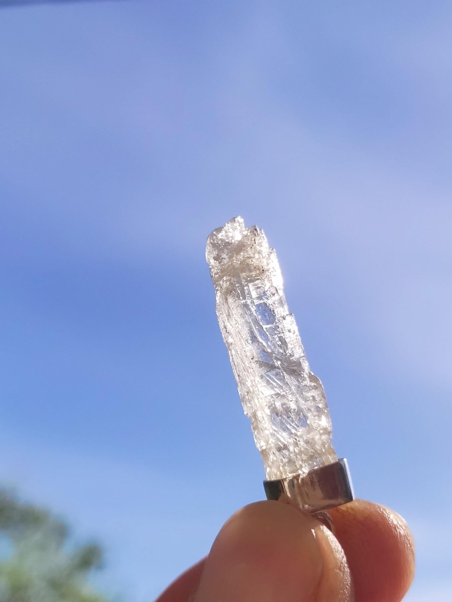 Hiddenit AAA *Rarität* ~ 925 Sterling Silber ~ Edelstein Kette ~HIPPIE ~GOA ~Boho ~Ethno ~Nature ~Heilstein - Art of Nature Berlin