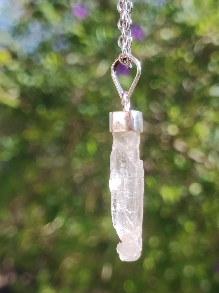 Hiddenit AAA *Rarität* ~ 925 Sterling Silber ~ Edelstein Kette ~HIPPIE ~GOA ~Boho ~Ethno ~Nature ~Heilstein - Art of Nature Berlin