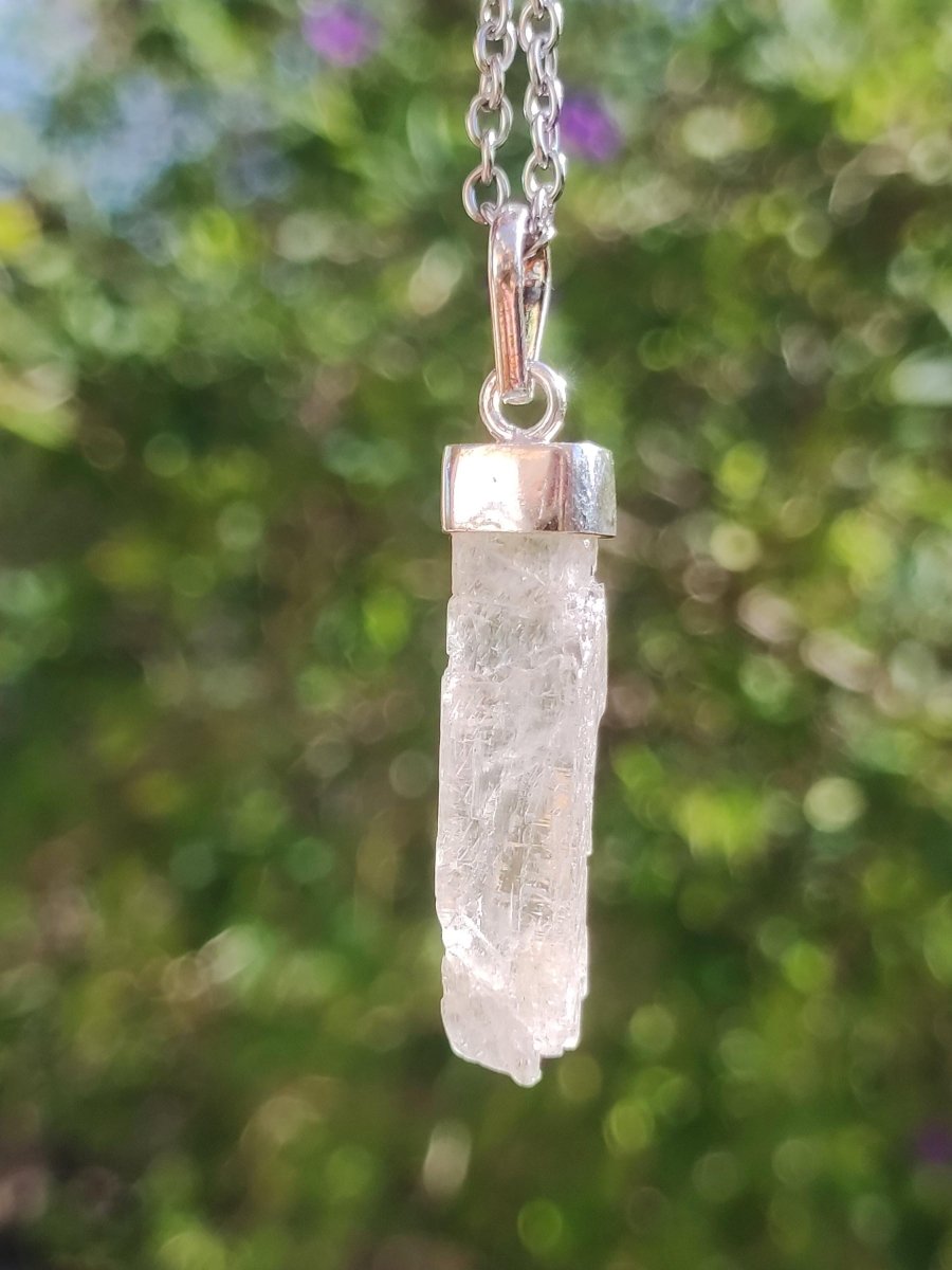 Hiddenit AAA *Rarität* ~ 925 Sterling Silber ~ Edelstein Kette ~HIPPIE ~GOA ~Boho ~Ethno ~Nature ~Heilstein - Art of Nature Berlin