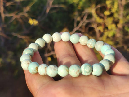 Hubei TÜRKIS 100% natürlich - Stretch Edelstein Armband blau Natur Rarität Heilstein Schmuck Qualität Geschenk Frau Mutter Mann Er Sie - Art of Nature Berlin