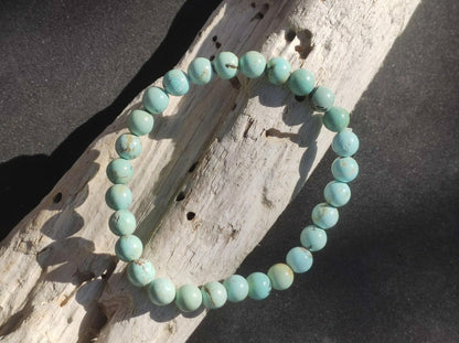 Hubei TÜRKIS 100% natürlich ~ Stretch Edelstein Armband ~GOA ~Hippie ~Vintage ~Boho ~Indie ~Ethno ~Heilstein - Art of Nature Berlin