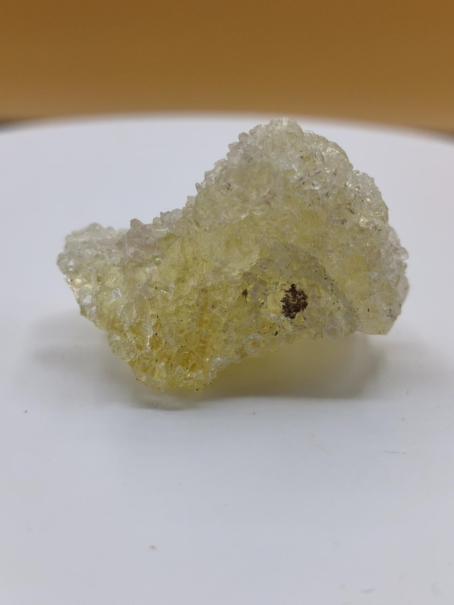 Hyalit Opal Namibia | UV aktiver Hyalit mit neongrüner Fluoreszenz | Traubige Mineralstufe Erongo| Sammler mineral Kristall Rarität - Art of Nature Berlin