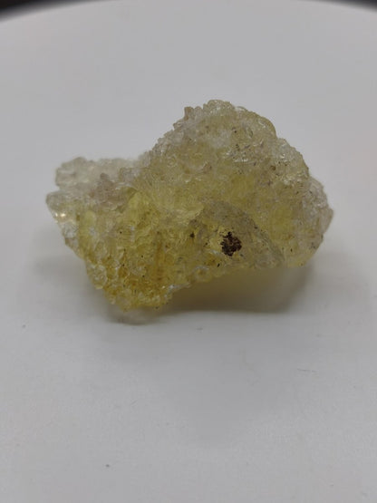 Hyalit Opal Namibia | UV aktiver Hyalit mit neongrüner Fluoreszenz | Traubige Mineralstufe Erongo| Sammler mineral Kristall Rarität - Art of Nature Berlin