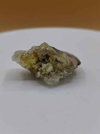 Hyalit Opal Namibia | UV aktiver Hyalit mit neongrüner Fluoreszenz | Traubige Mineralstufe Erongo| Sammler mineral Kristall Rarität - Art of Nature Berlin