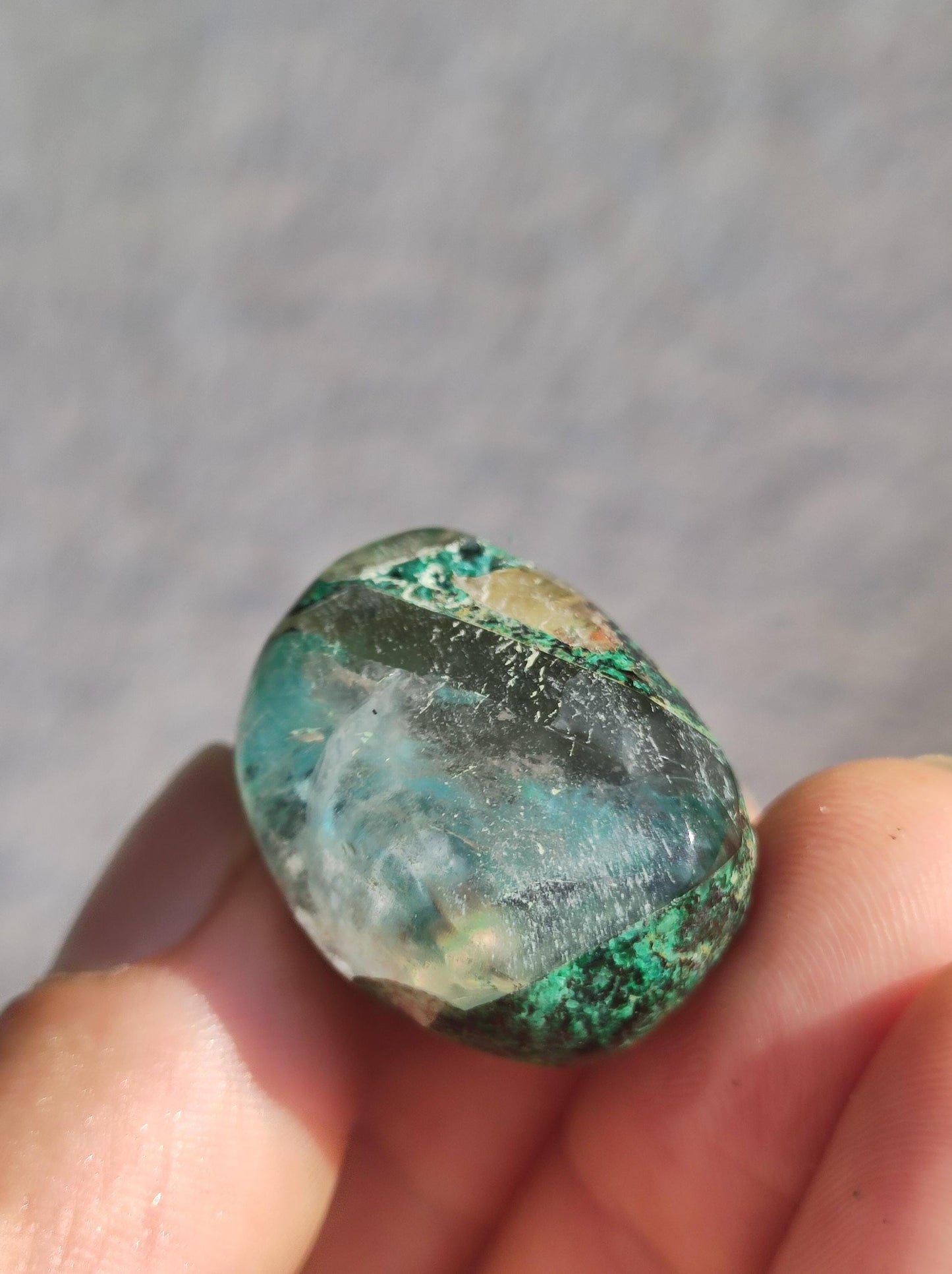 AAA Quantum Quattro Chrysocoll Shattuckite Quartz Azurite bleu Pierre de guérison naturelle Rituel de méditation Chaman indien Pierre précieuse Collecteur de minéraux