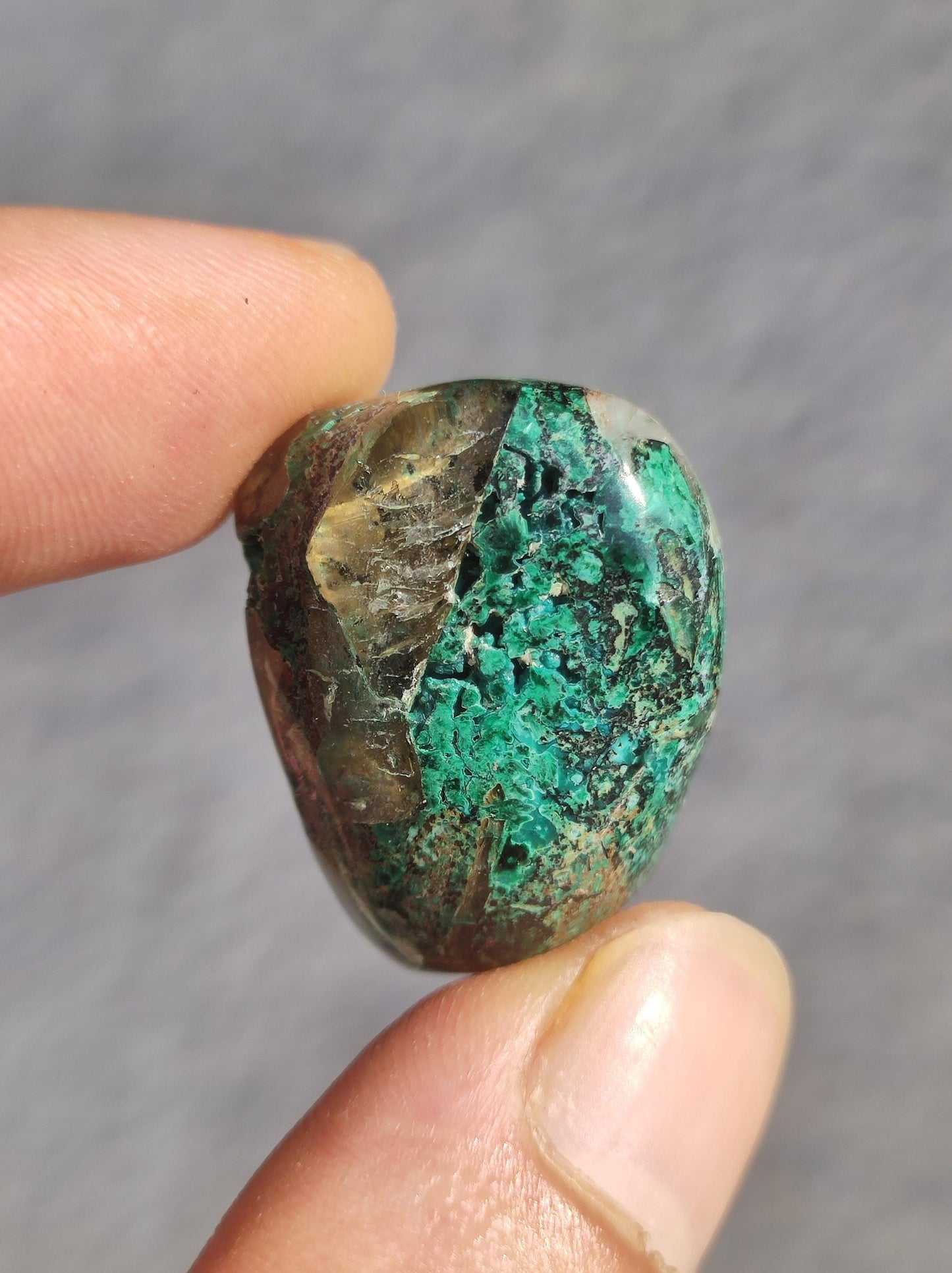 AAA Quantum Quattro Chrysocoll Shattuckite Quartz Azurite bleu Pierre de guérison naturelle Rituel de méditation Chaman indien Pierre précieuse Collecteur de minéraux