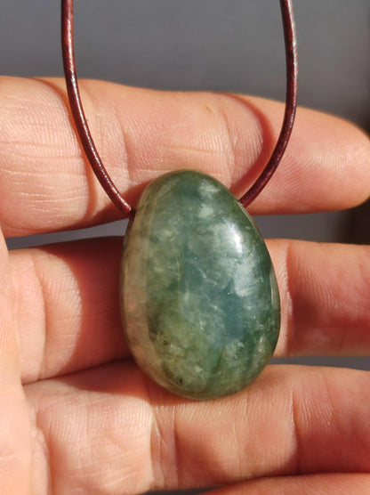 Burma Jade *Rarity* ~ Gemstone Necklace HIPPIE Boho Ethnic Natural Healing Stone Rarity Crystals Jewelry Pendant Nature Power Stone Gift Green