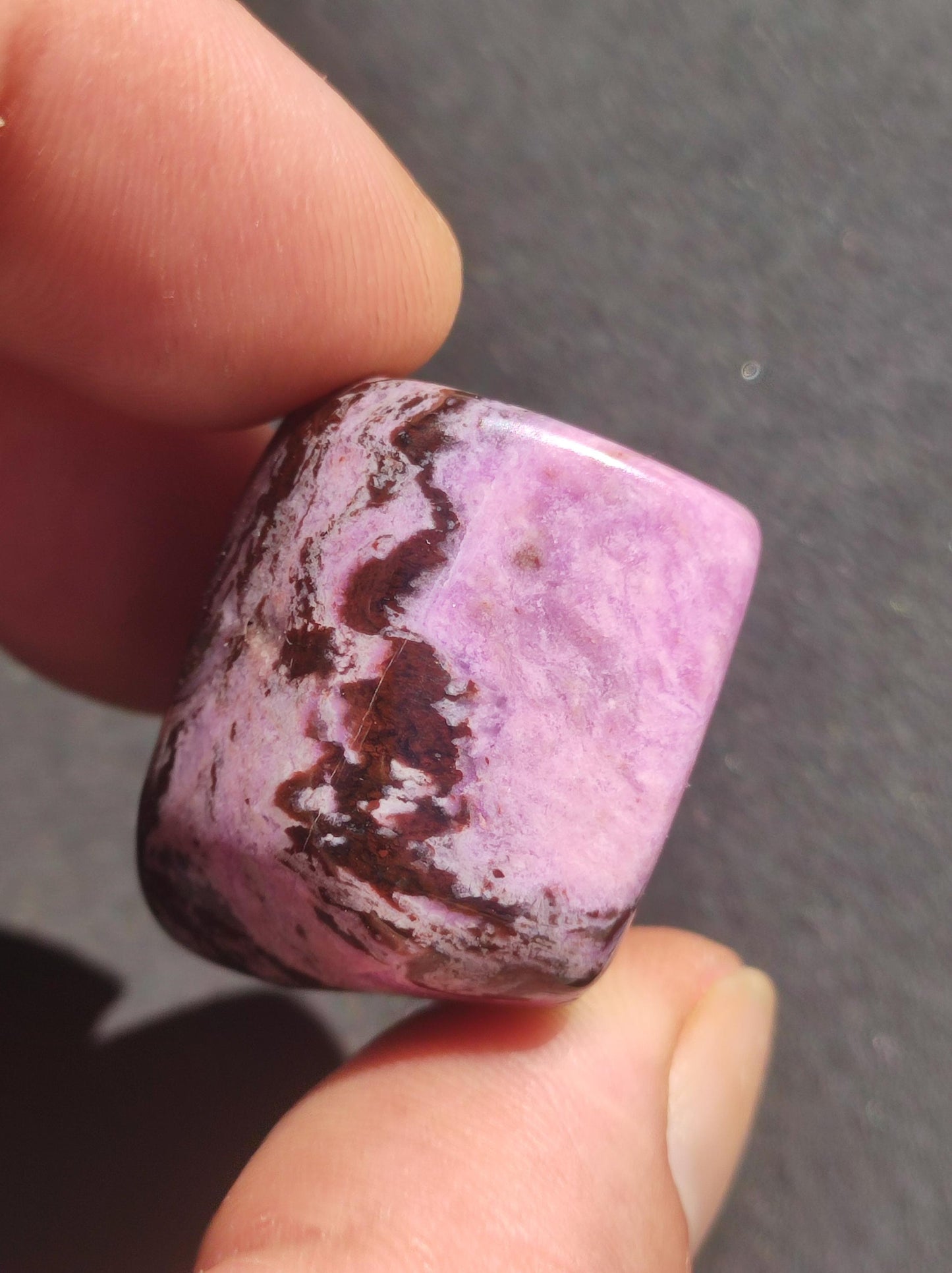 Sugilite - collector's decoration healing stone purple palm stone rarity meditation energy gemstone crystal investment natural unique