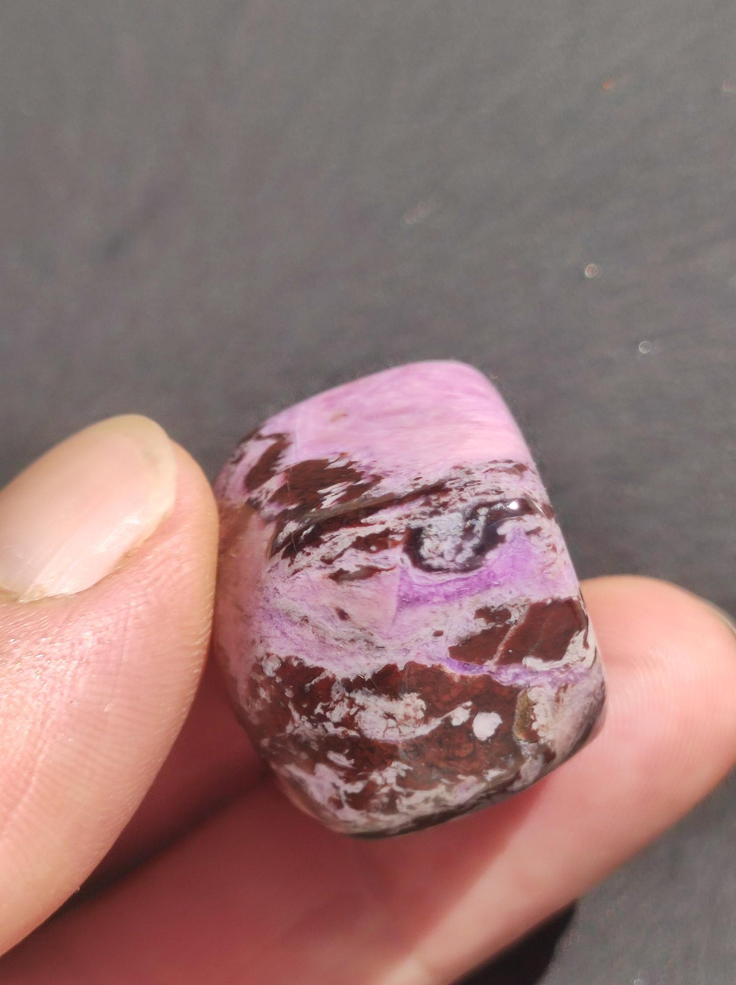 Sugilite - collector's decoration healing stone purple palm stone rarity meditation energy gemstone crystal investment natural unique