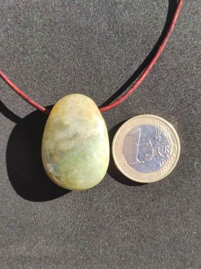 Burma Jade *Rarity* ~ Gemstone Necklace HIPPIE Boho Ethnic Natural Healing Stone Rarity Crystals Jewelry Pendant Nature Power Stone Gift Green