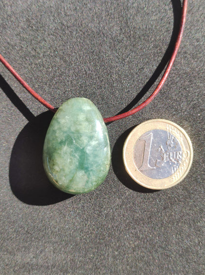 Burma Jade *Rarity* ~ Gemstone Necklace HIPPIE Boho Ethnic Natural Healing Stone Rarity Crystals Jewelry Pendant Nature Power Stone Gift Green