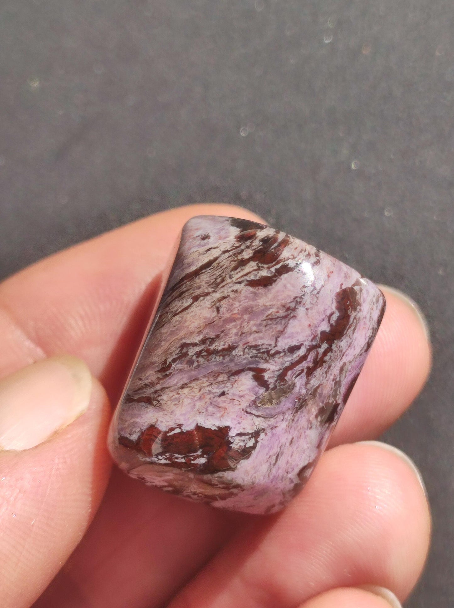 Sugilite - collector's decoration healing stone purple palm stone rarity meditation energy gemstone crystal investment natural unique