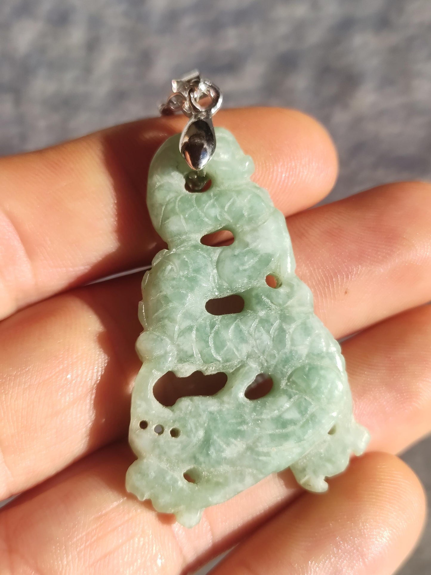 Birmanie Jade Un dragon de qualité *Rarité* Collier de pierres précieuses HIPPIE Boho Ethnique Pierre de guérison naturelle Rareté Bijoux en cristal Pendentif Nature Power Stone