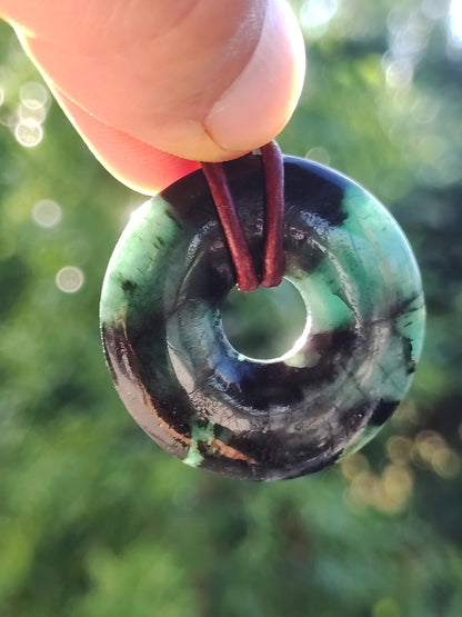 Emerald / Emerald Gemstone Necklace Green Natural Rarity Healing Stone Energy Crystal Pendant Man Woman Child Gift He Her Valentine's Day