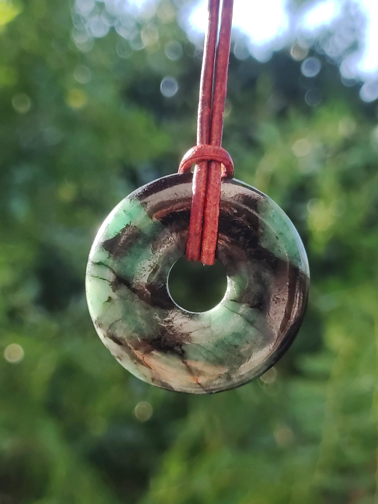 Emerald / Emerald Gemstone Necklace Green Natural Rarity Healing Stone Energy Crystal Pendant Man Woman Child Gift He Her Valentine's Day