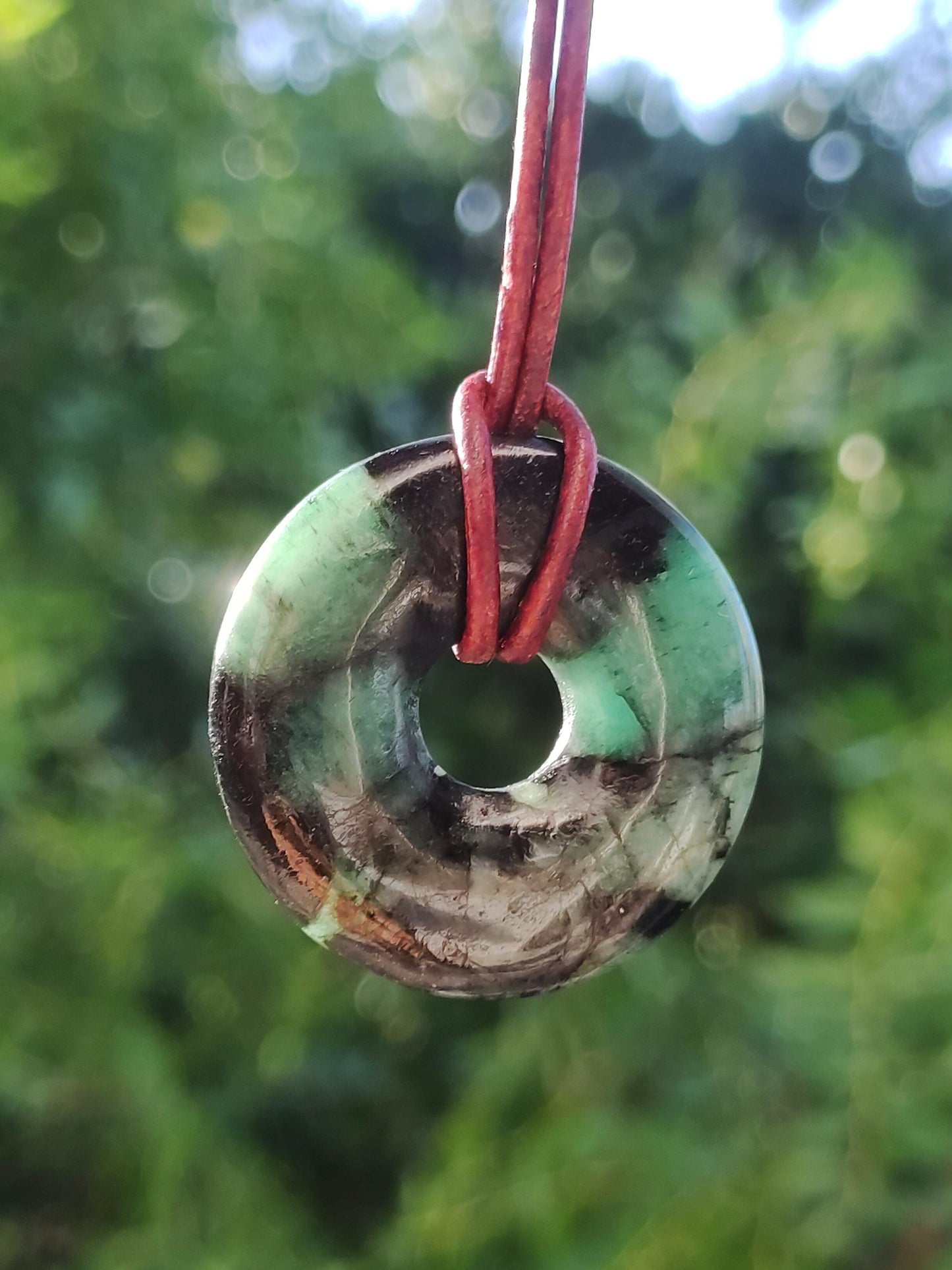 Emerald / Emerald Gemstone Necklace Green Natural Rarity Healing Stone Energy Crystal Pendant Man Woman Child Gift He Her Valentine's Day