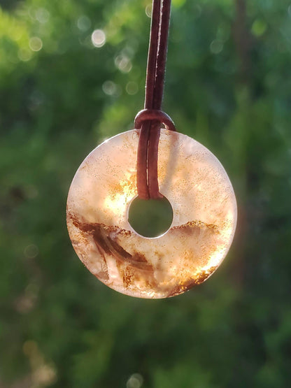 Pietersite or rouge bleu - collier de donuts de pierres précieuses rareté protection rare pierre de guérison cristal HIPPIE Boho Tibet ethnique homme femme lui offrir son